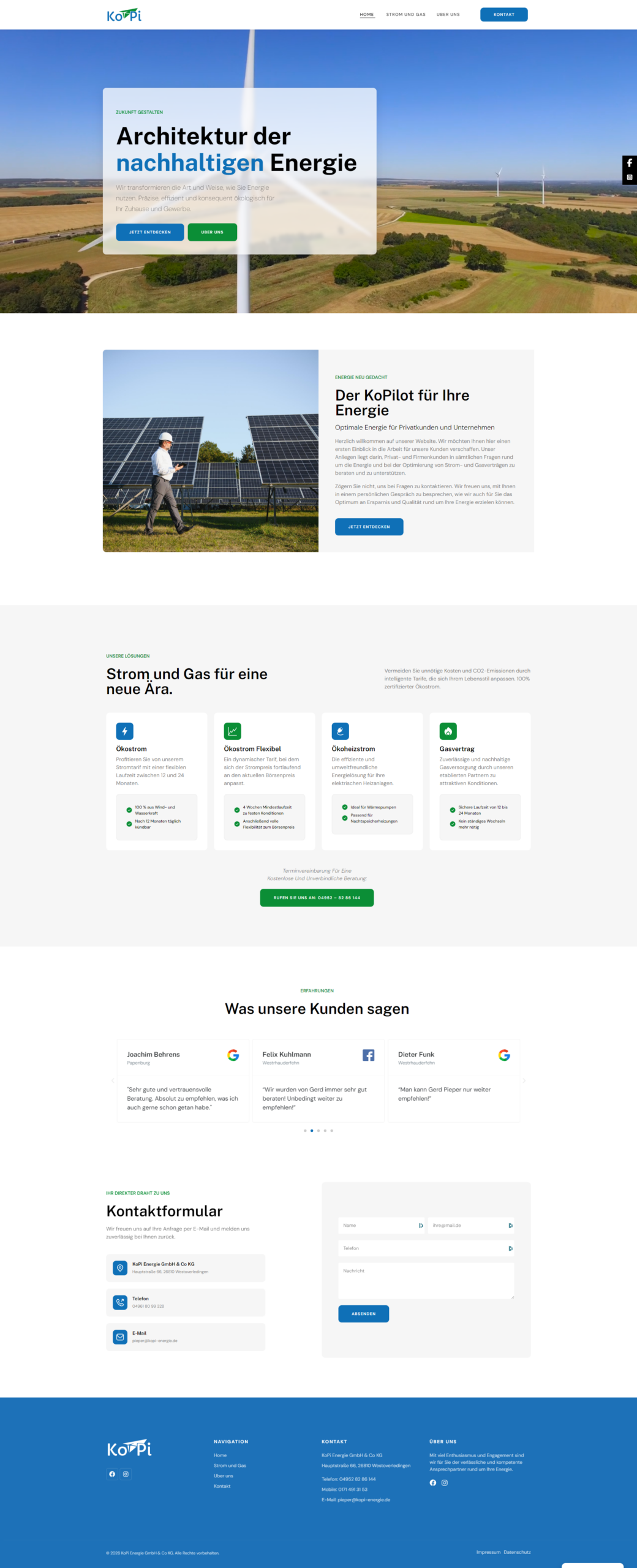 KMI Website Showcase
